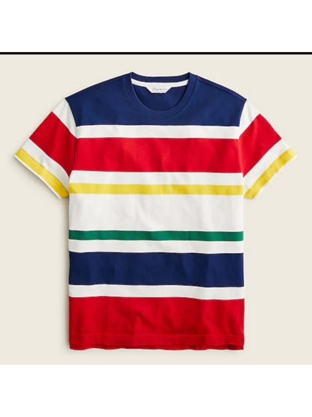 J. Crew Short Sleeve Rugby Crewneck Shirt NWT
